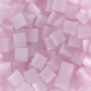 Miyuki tila 5x5mm beads - Silk pale light pink TL-2594
